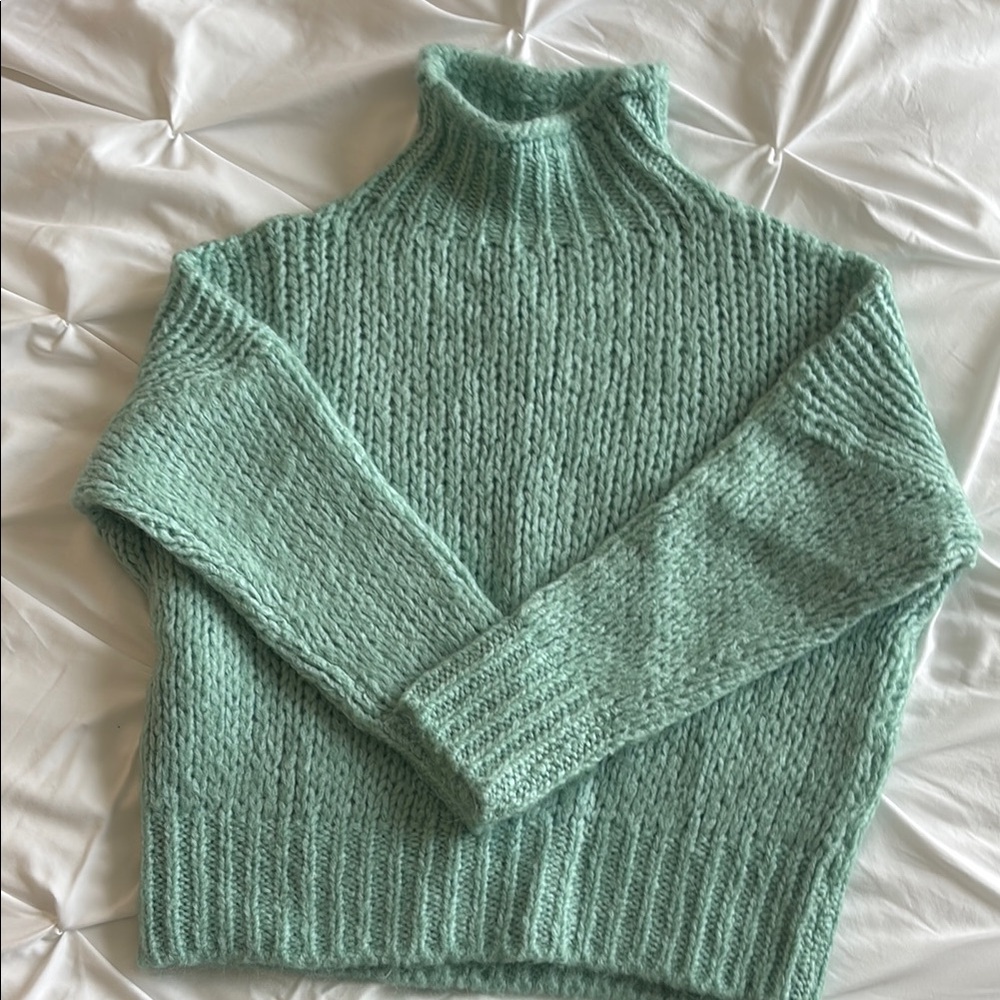 Mint Green Women's Sweater